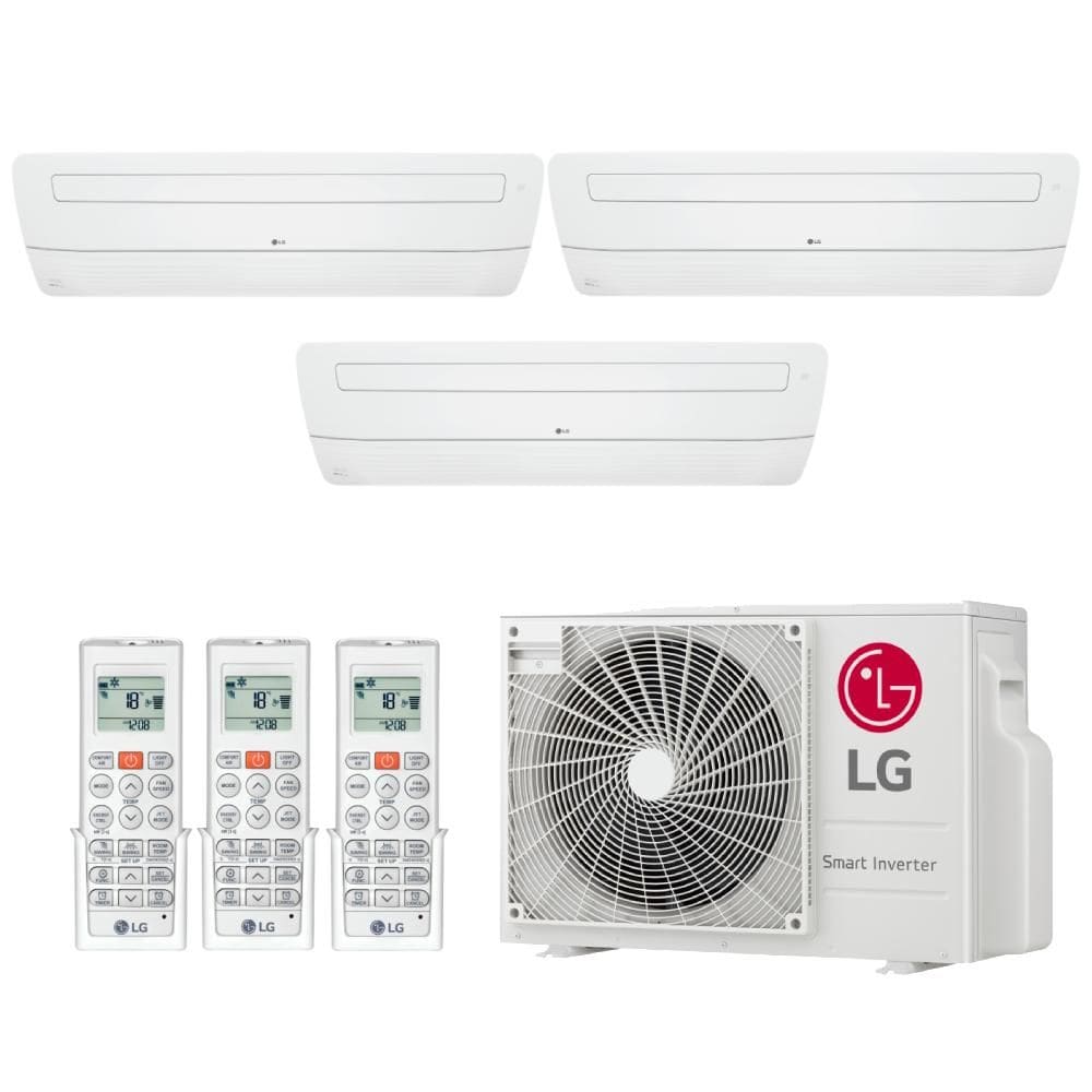Ar Condicionado Multi Split Cassete 1 Via 36000 BTUs Inverter LG (3x18000) Quente/Frio Z5UW36GFB1.AWGZBR2 - 220V