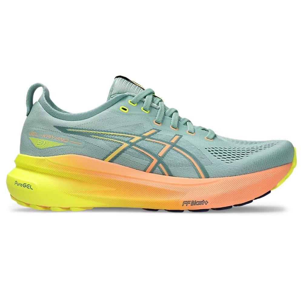 Tênis Asics Gel Kayano 31 Paris Masculino - Verde Claro+Laranja