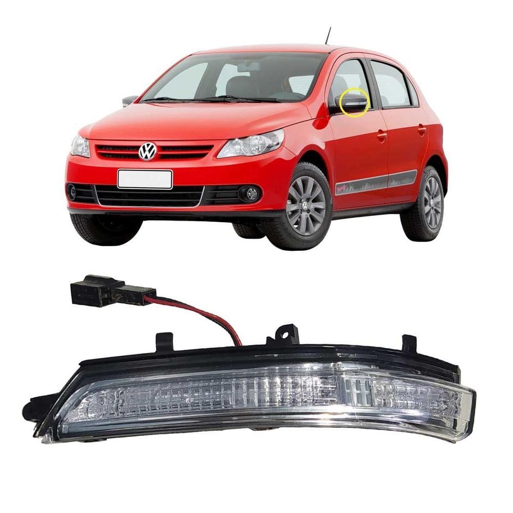 Pisca Seta Retrovisor Esquerdo Vw Gol G5 Metagal