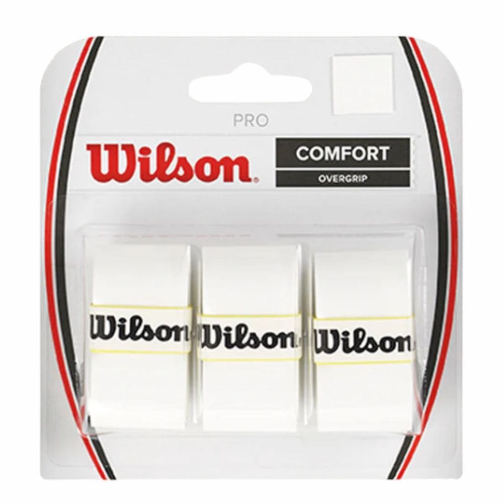 Overgrip Pro Comfort Tênis Conforto e Controle Toque Macio 3 Unidades Design Moderno Wilson