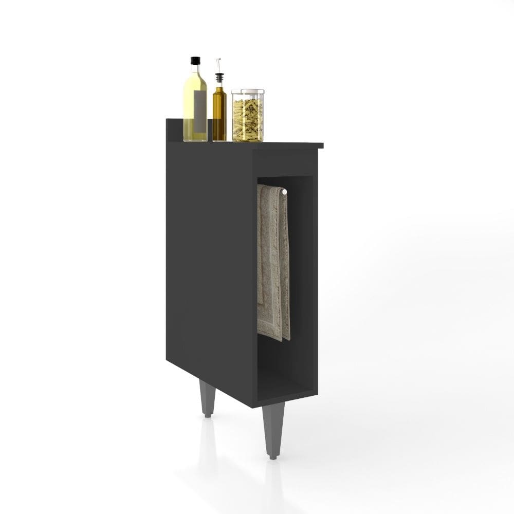 Balcão Porta Pano Elisa Preto Maderatto Móveis