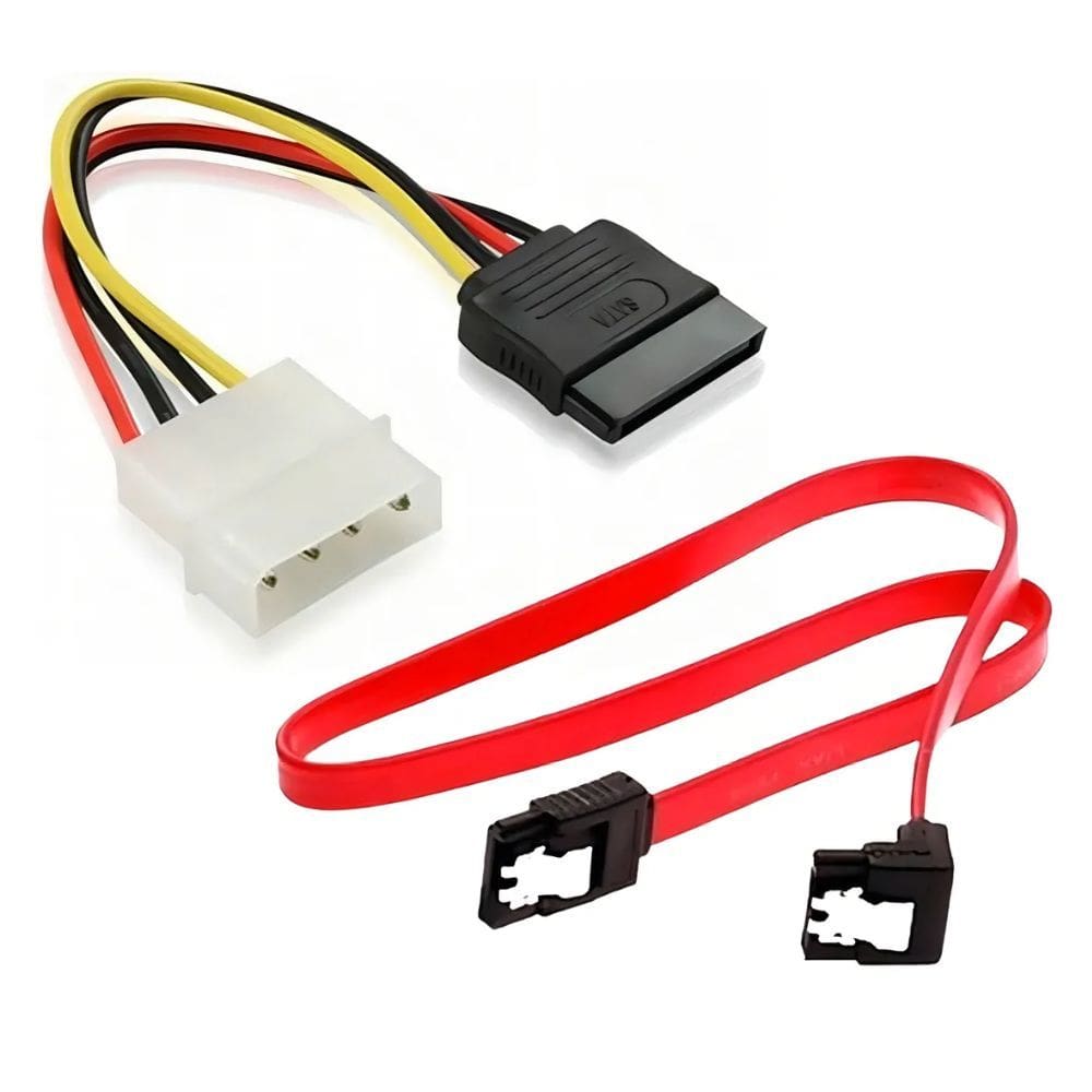 Cabo De Energia Para Hd Sata + Cabo de Dados