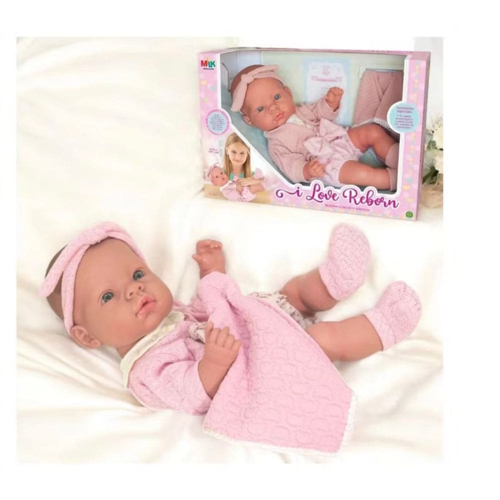 Boneca I Love Reborn-milk