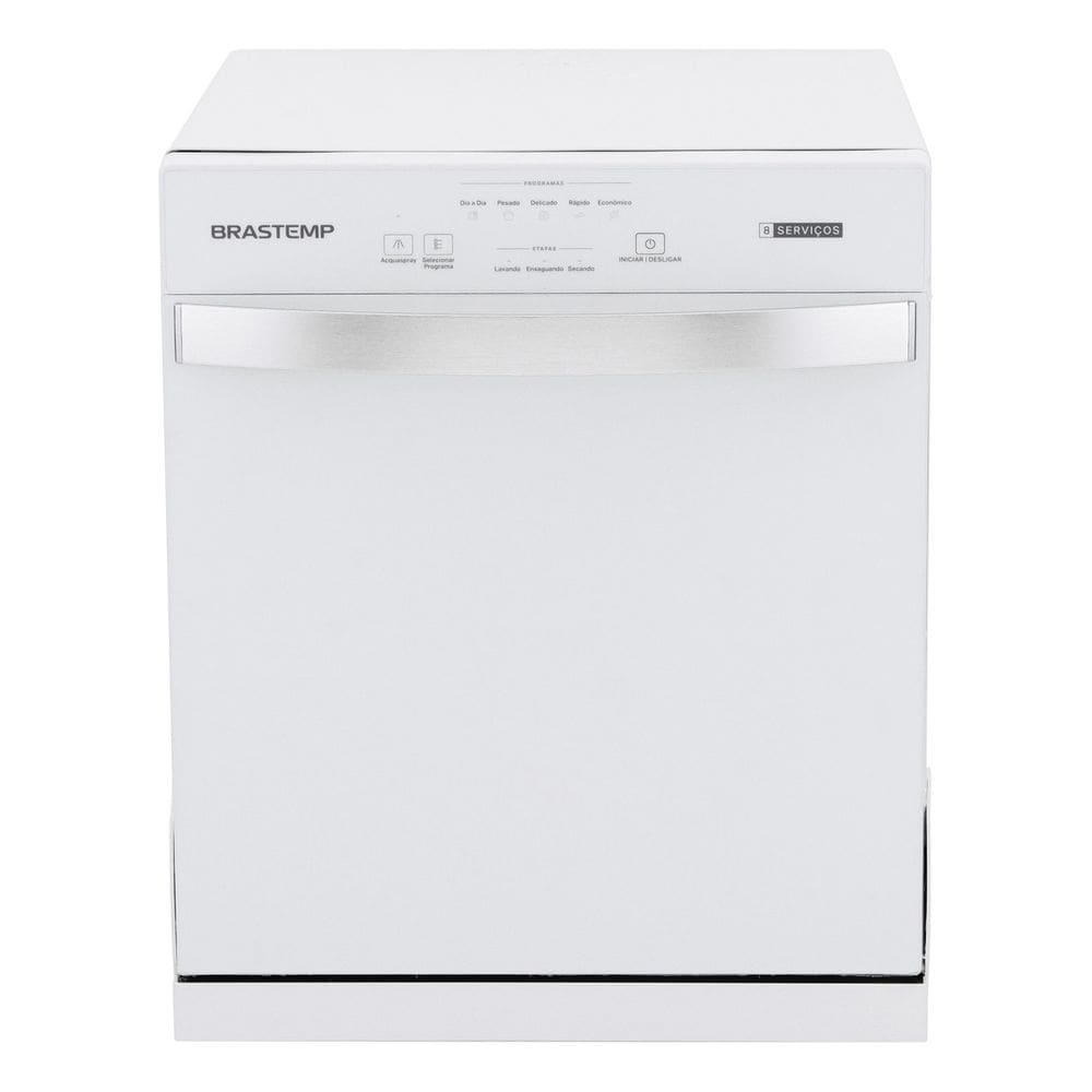 Lava Loucas 8 Servicos Compact Branca 127v - Brastemp