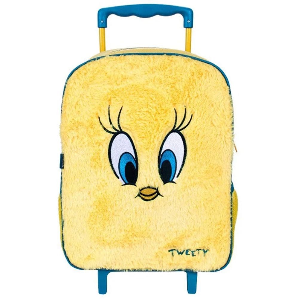 Mochila Escolar de Rodinhas Looney Tunes PIU-PIU Dermiwil