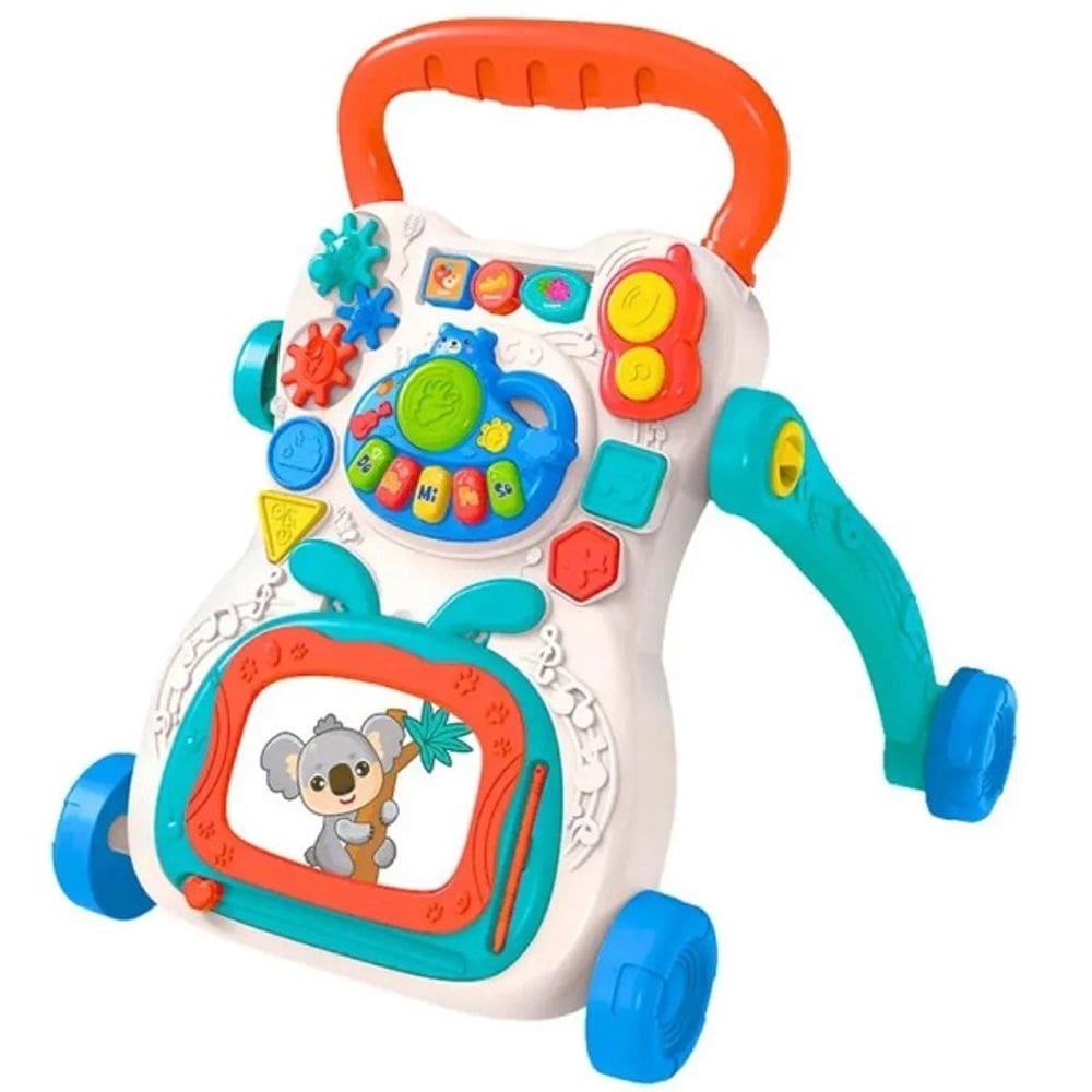 Andador Infantil com Piano Musical e Lousa Magica ZIPPY