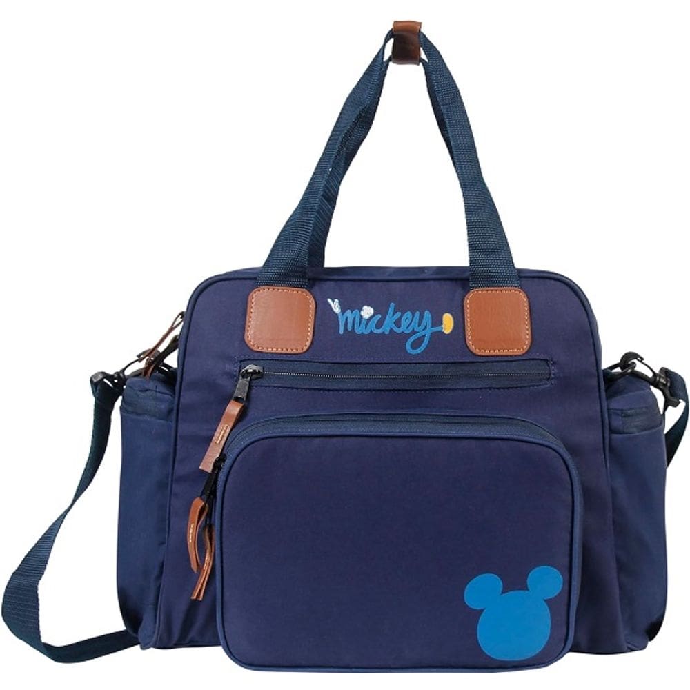 Sacola Maternidade Premium Mickey Azul com Trocador Babygo