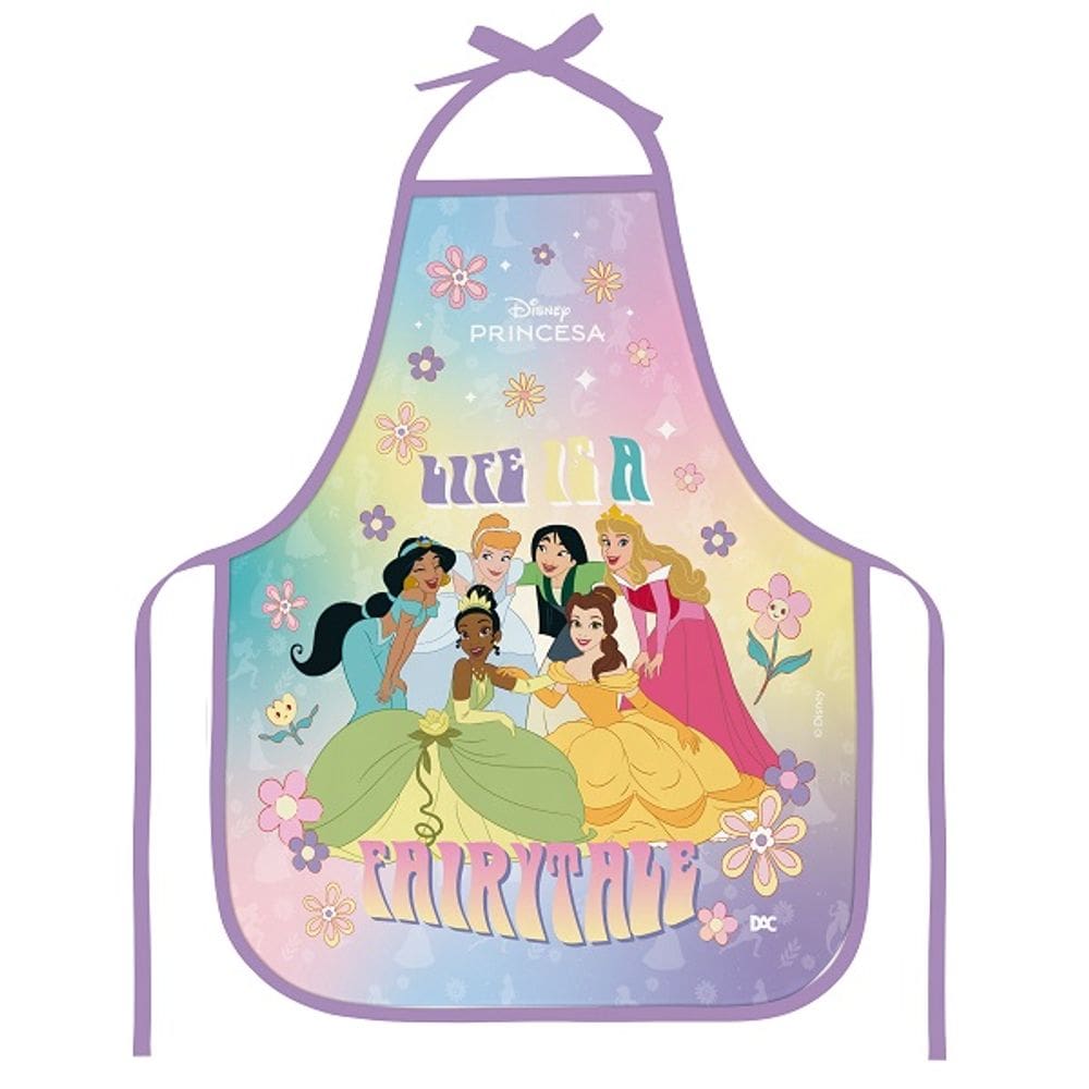 Avental Infantil Escolar Princesas DAC
