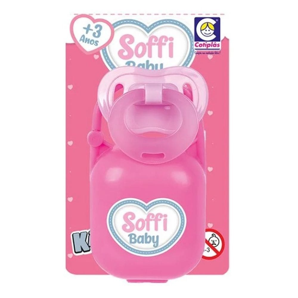 Brinquedo Soffi BABY KIT Chupeta de Boneca Cotiplas