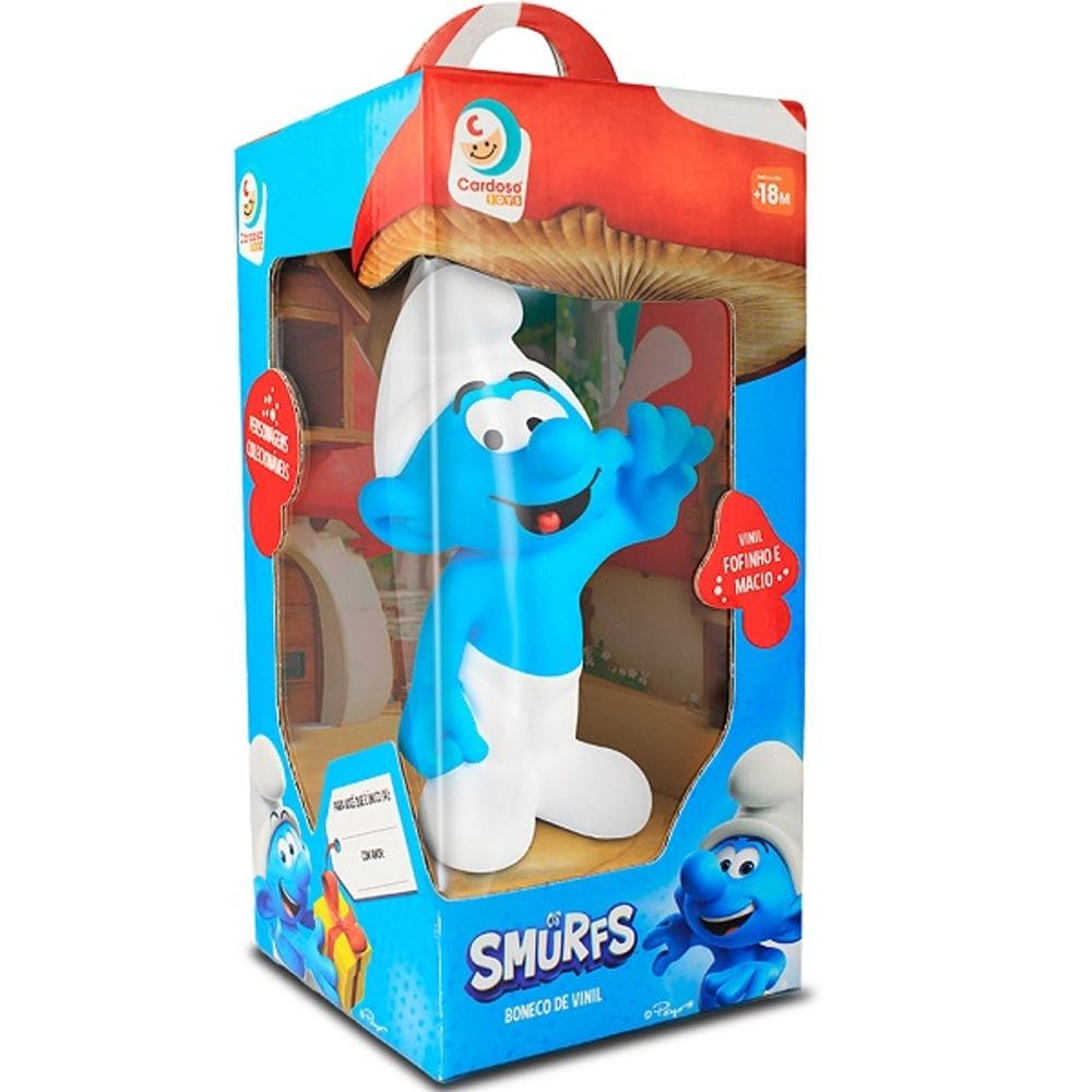 Boneco os SMURFS Vinil Atoxico SMURF Cardoso