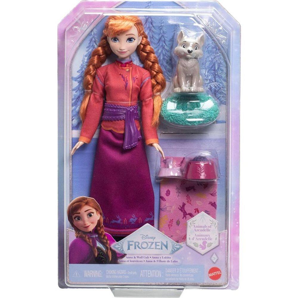 Boneca Frozen ANNA com Bebe Raposa Mattel JFG17