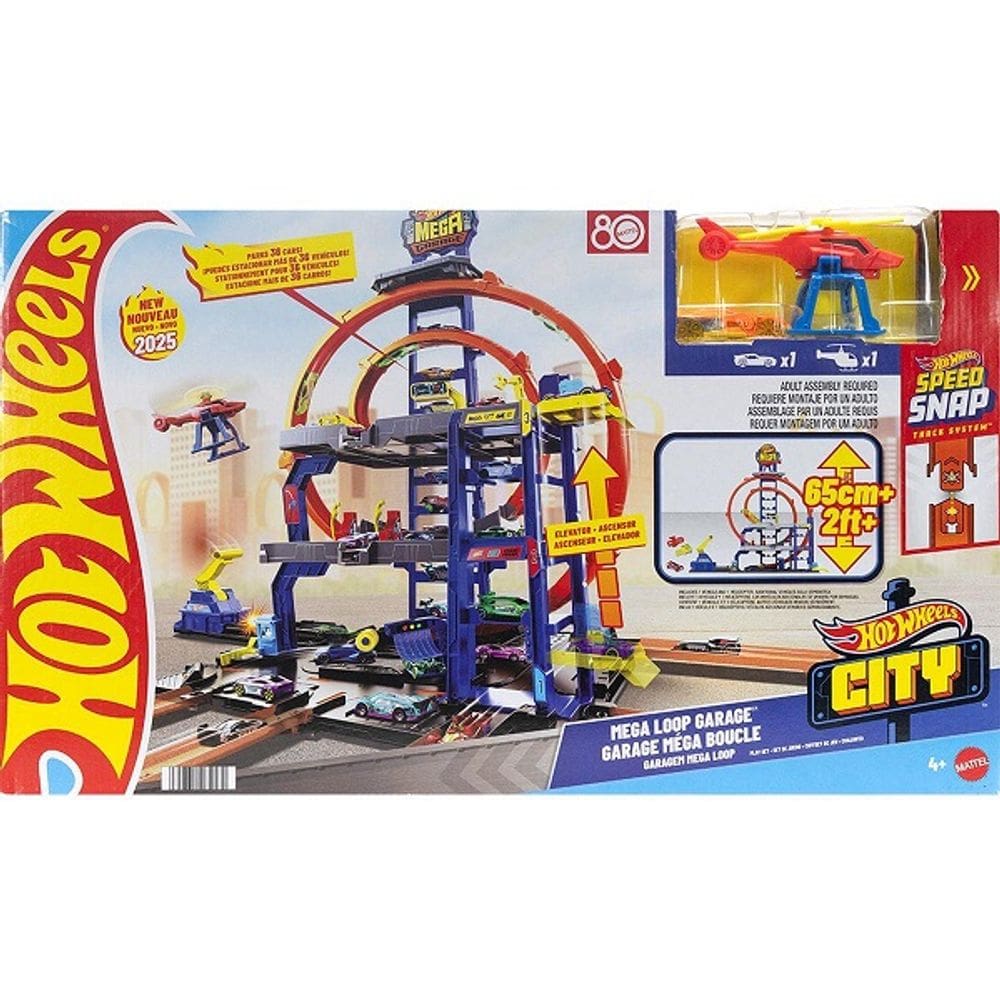 Hot Wheels Pista CITY Mega Garagem Mattel JBM74
