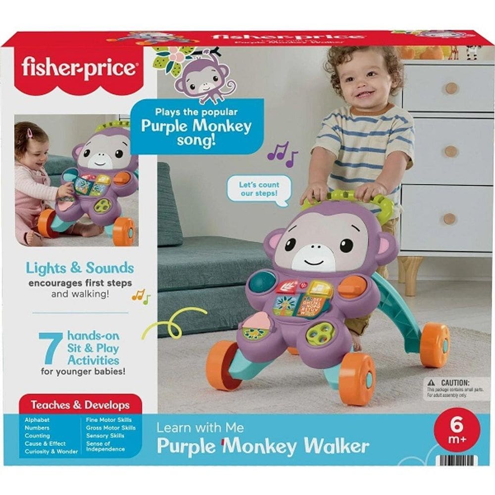 FISHER-PRICE Andador e Apoiador Macaco Mattel