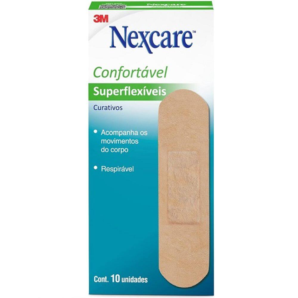 Curativo Nexcare Superflexiveis 10 Unidades