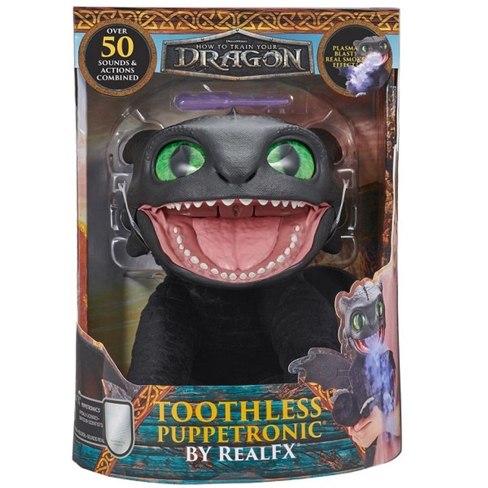 Como Treinar Seu Dragao, Pelucia Interativa Banguela 30CM SUNNY