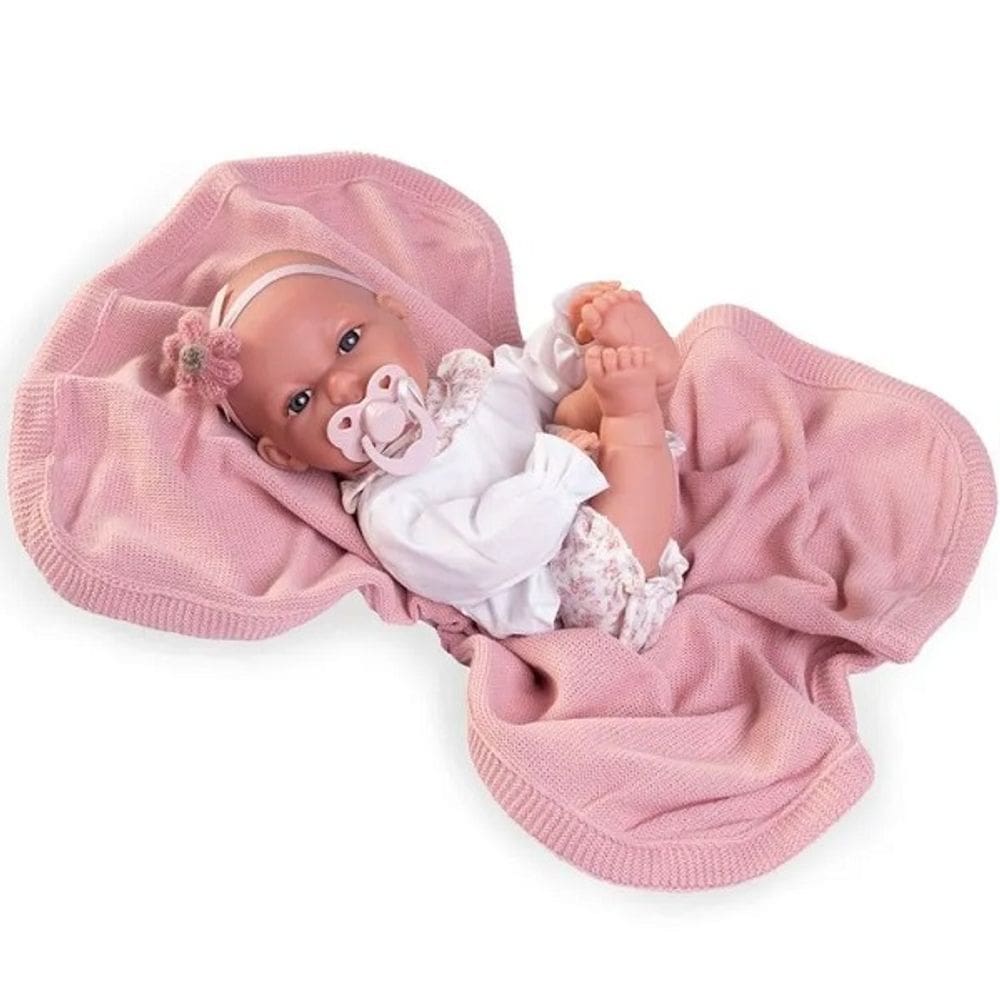 Boneca Recem Nascida Toneta com Manta Antonio Juan