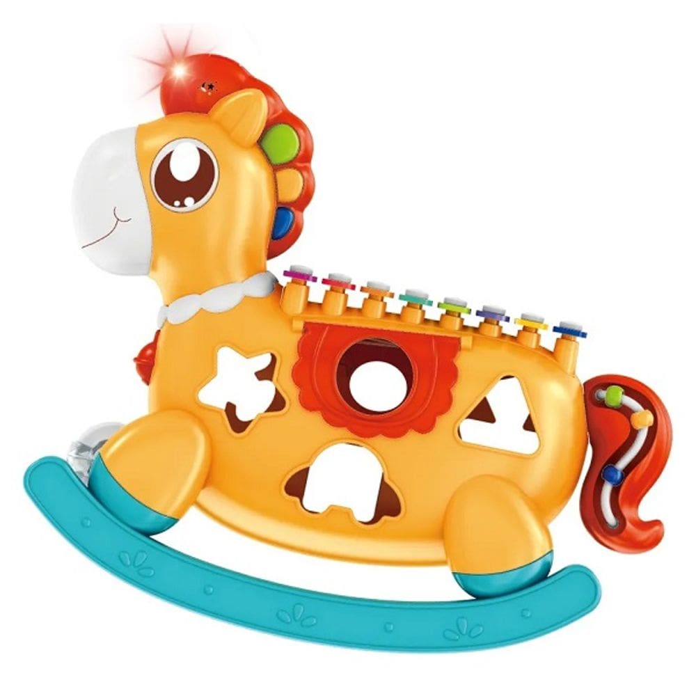 Brinquedo Pocoto Musical Cardoso BABY LAND Laranja Cardoso