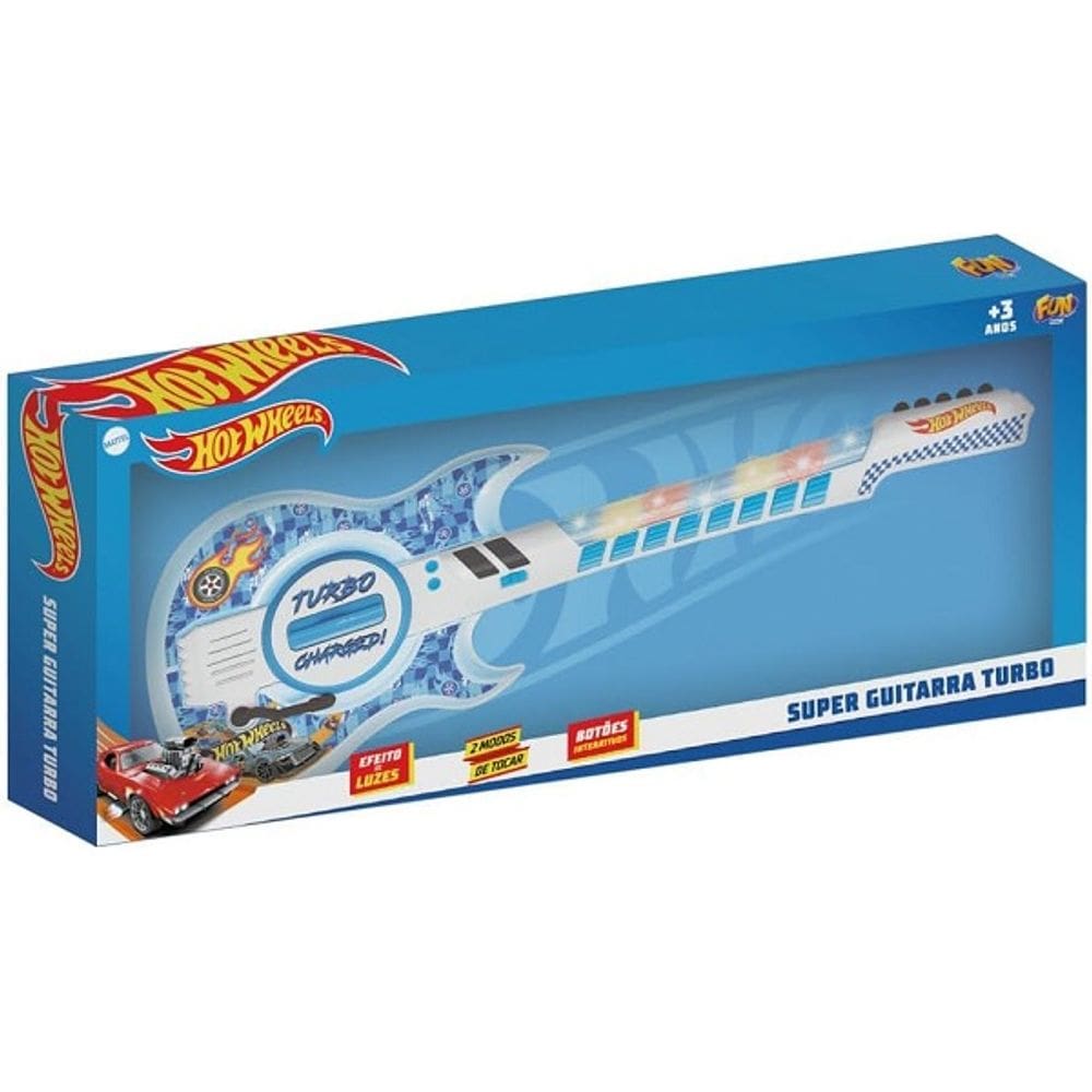 Super Guitarra Turbo HOT Wheels FUN