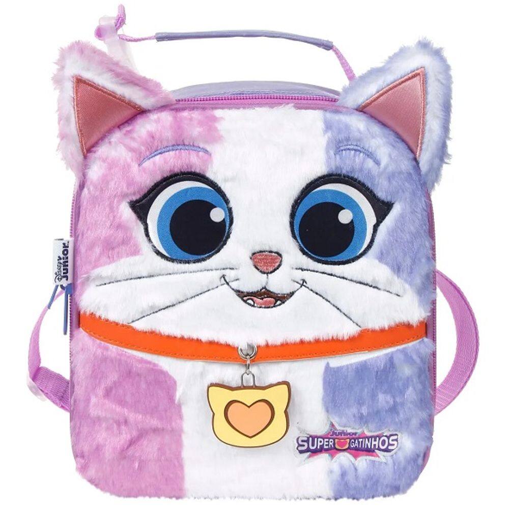 Lancheira Termica Infantil Super Gatinhos Disney Junior Dermiwil