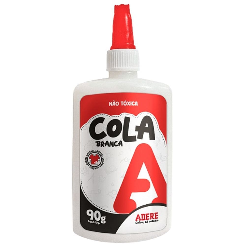 Cola Liquida Escolar Branca Adere 90G