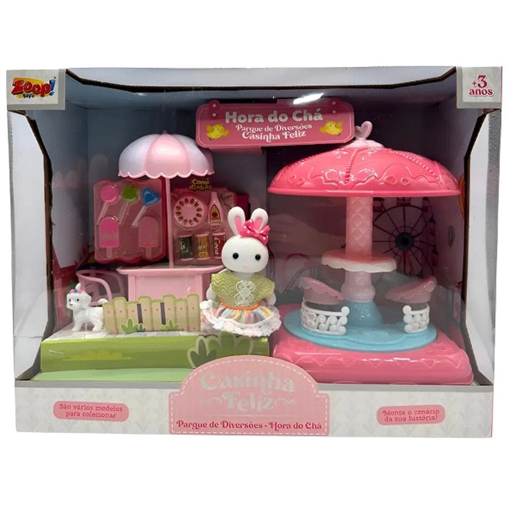 Casinha Feliz Parque de Diversões Zoop TOYS ZP01364