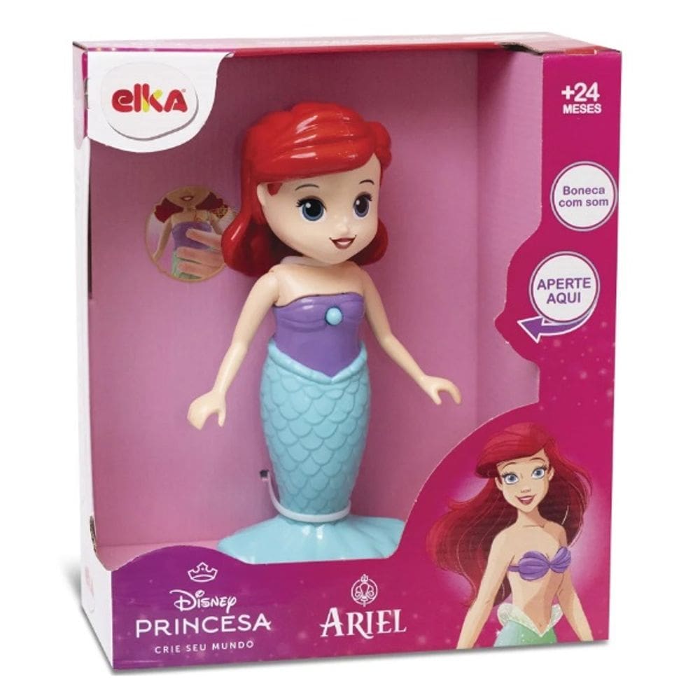 Boneca Ariel Musical ELKA