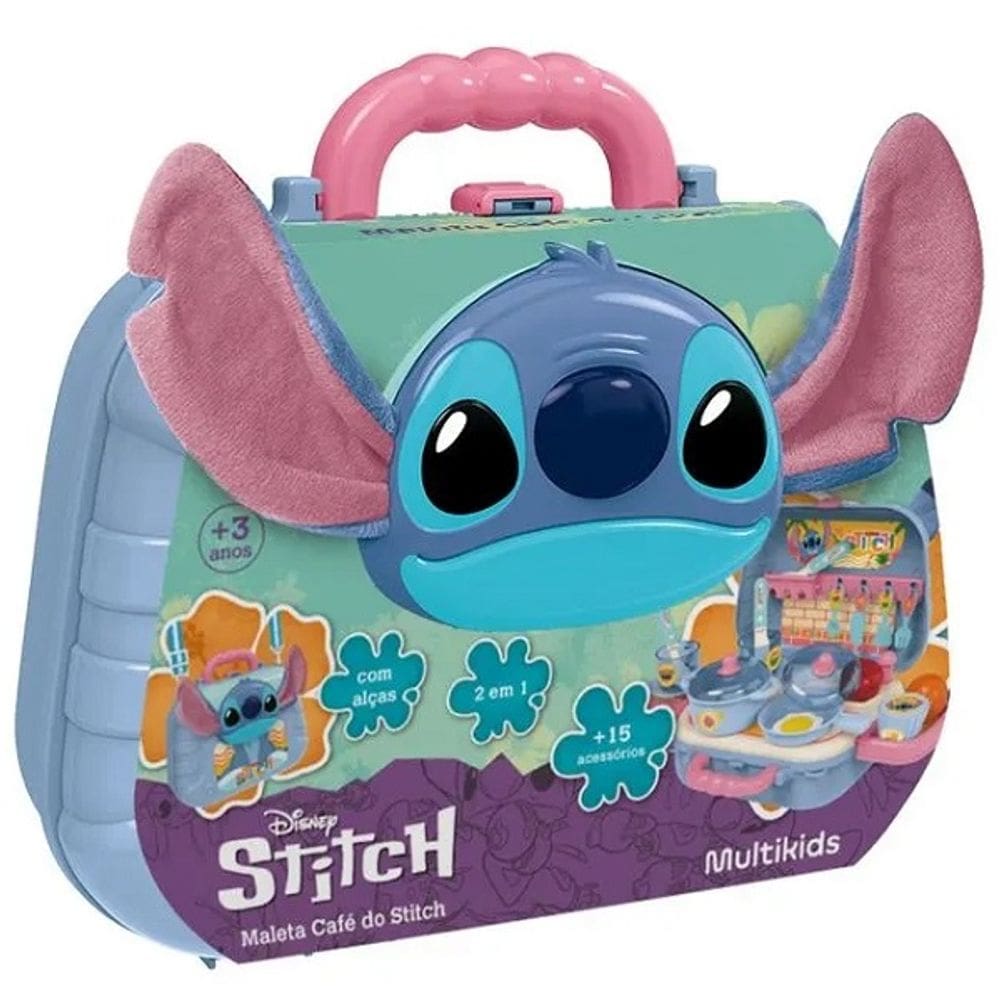 Maleta STITCH de Cafe da Manha Multikids - BR2495