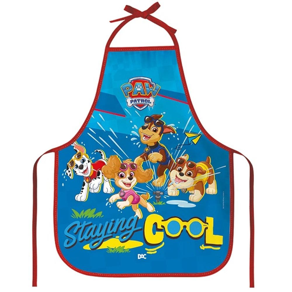 Avental Infantil Escolar Estampado Patrulha Canina Azul DAC 5443