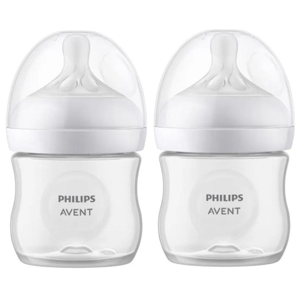 Kit com 2 Mamadeira Petala 125ML Transparente Philips AVENT SCY900/01