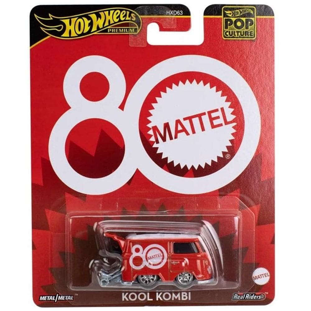 Carro HOT Wheels POP Culture Kombi 80TH Mattel JBL68