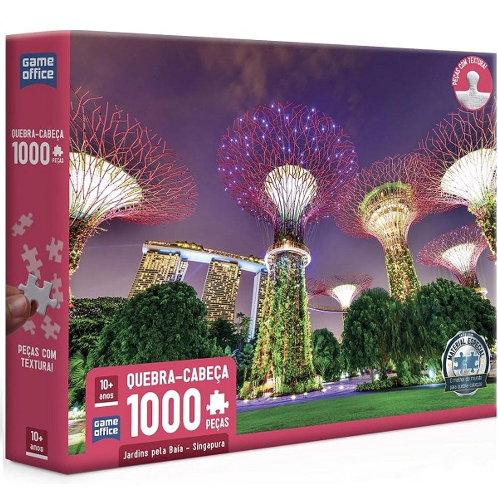 QUEBRA-CABEÇA 1000 Peças Jardins Pela Baia Singapura
