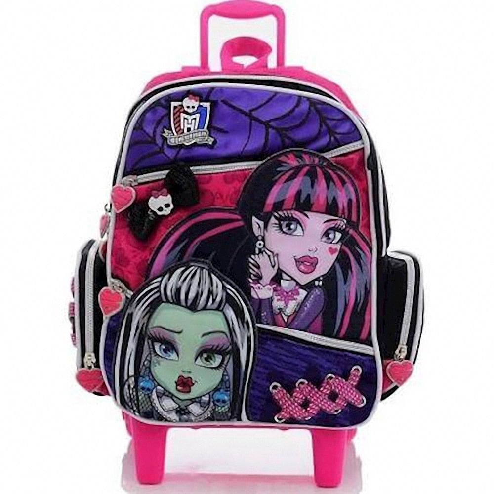 Mochilete Mochila de Rodinha Monster High Referência 063591-00 Sestini