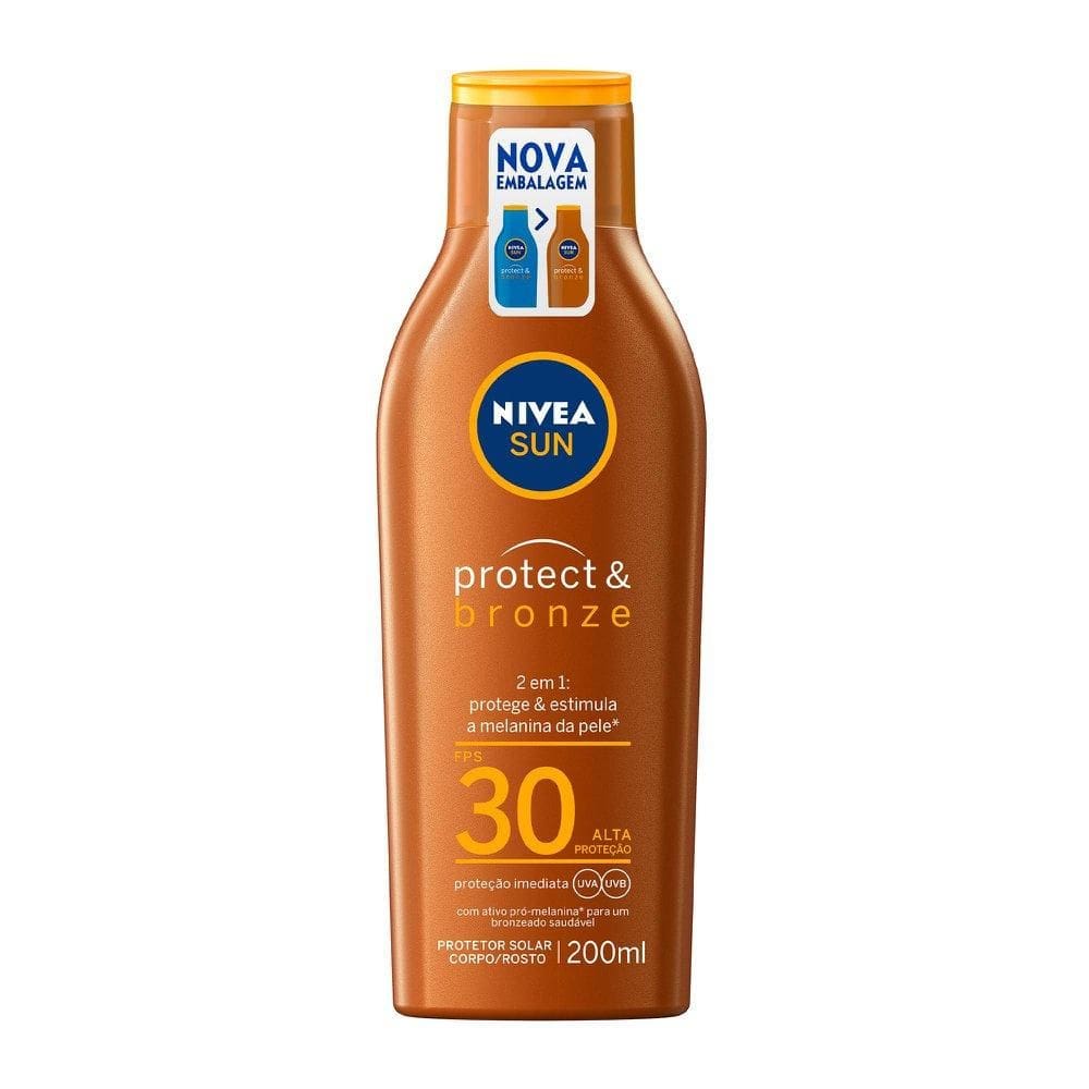 Protetor Solar NIVEA SUN Protect & Bronze FPS 30 200ml