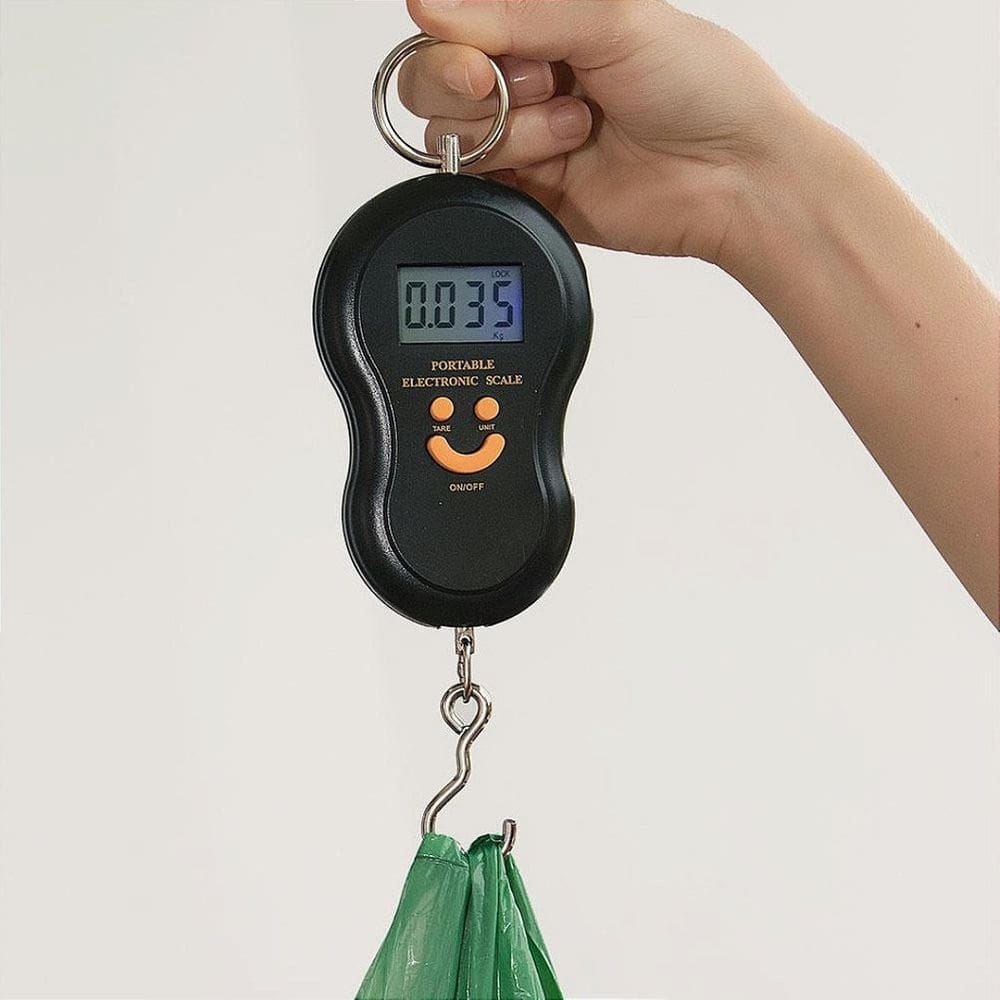 Balança Digital Gancho Portatil Viagem Mala Bagagem Sacola