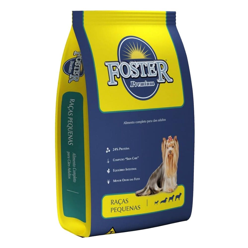 Ração para Cães Foster Premium Adultos Raças Pequenas e Médias 1kg