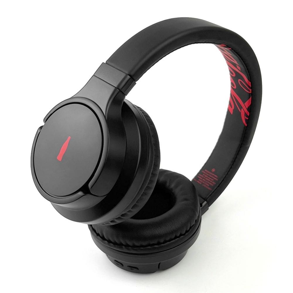 Fone de Ouvido Wireless Preto | Elite Bass Headphone Coca-Cola