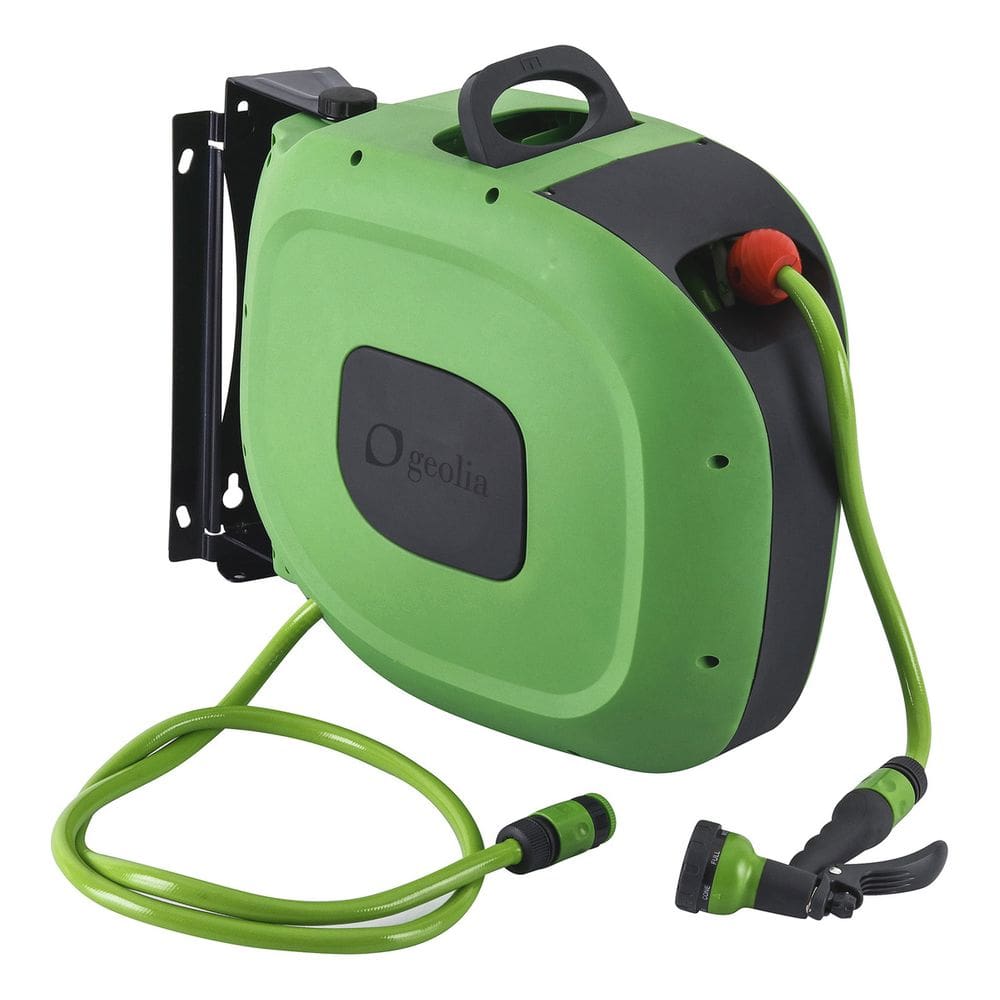 Enrolador Mangueira 25m Parede Jardim Pro - Garden