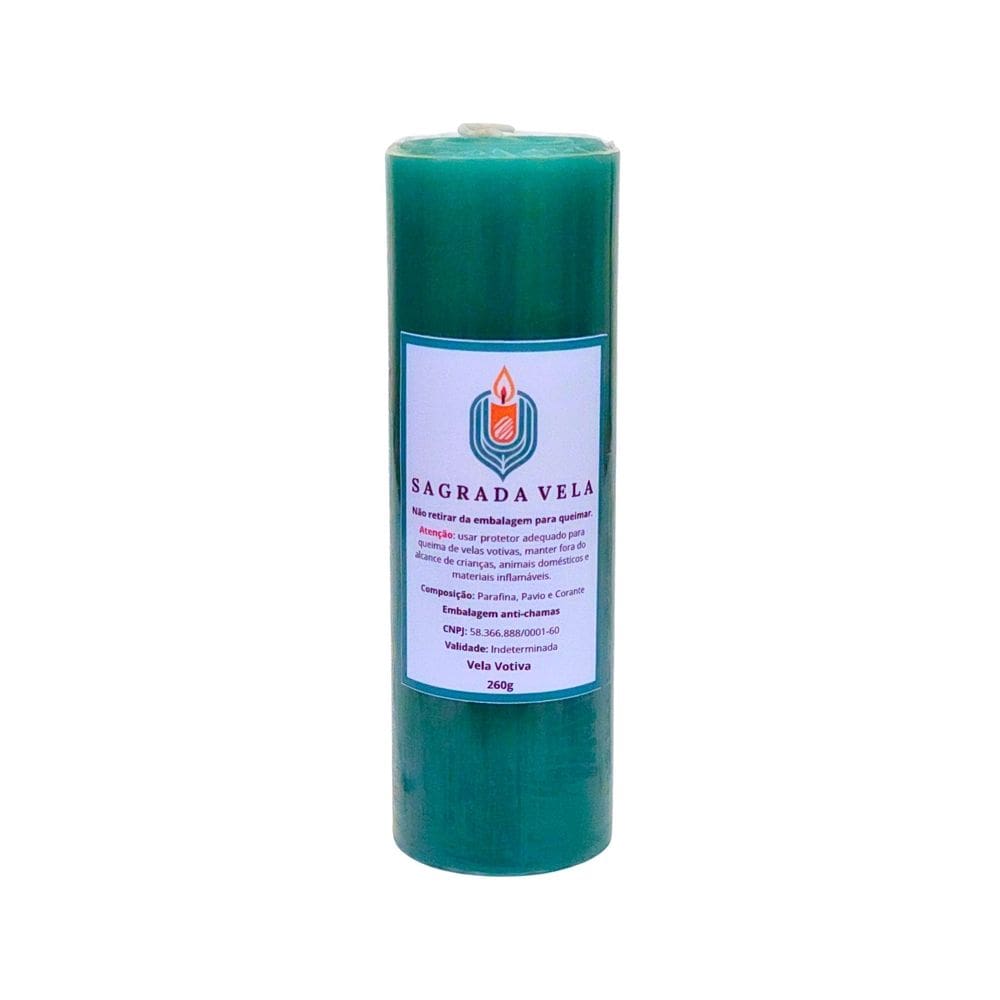 Vela Votiva 7 Dias 260G (Turquesa)