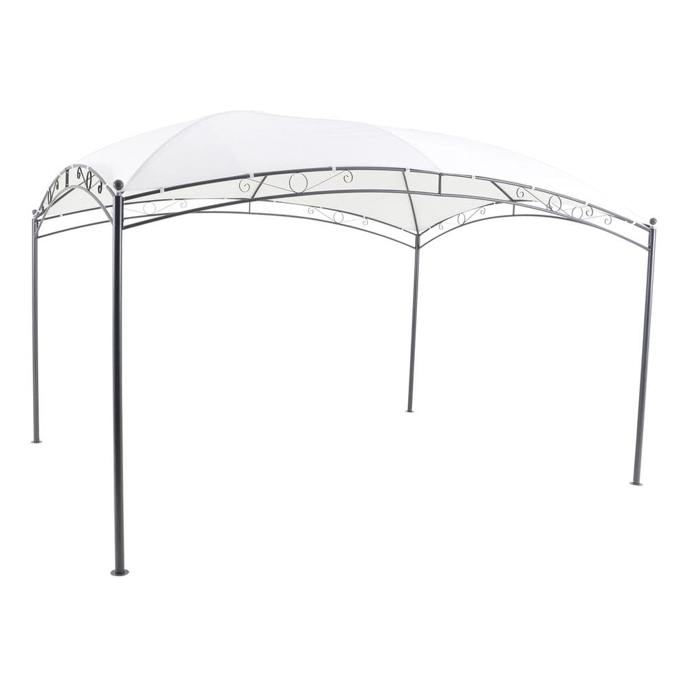Gazebo Aco E Poliester 4x3m Branco Outdoor - Ipanema