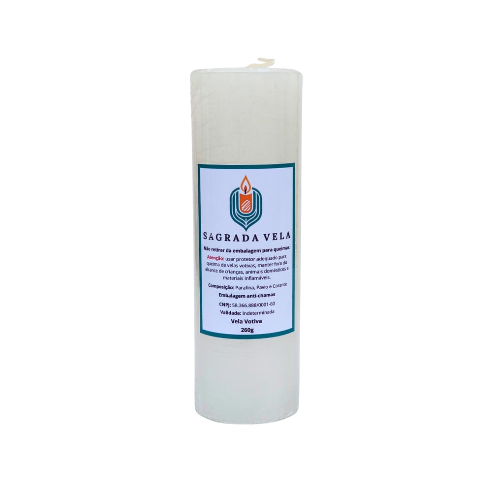 Vela Votiva 7 Dias 260G (Branca)