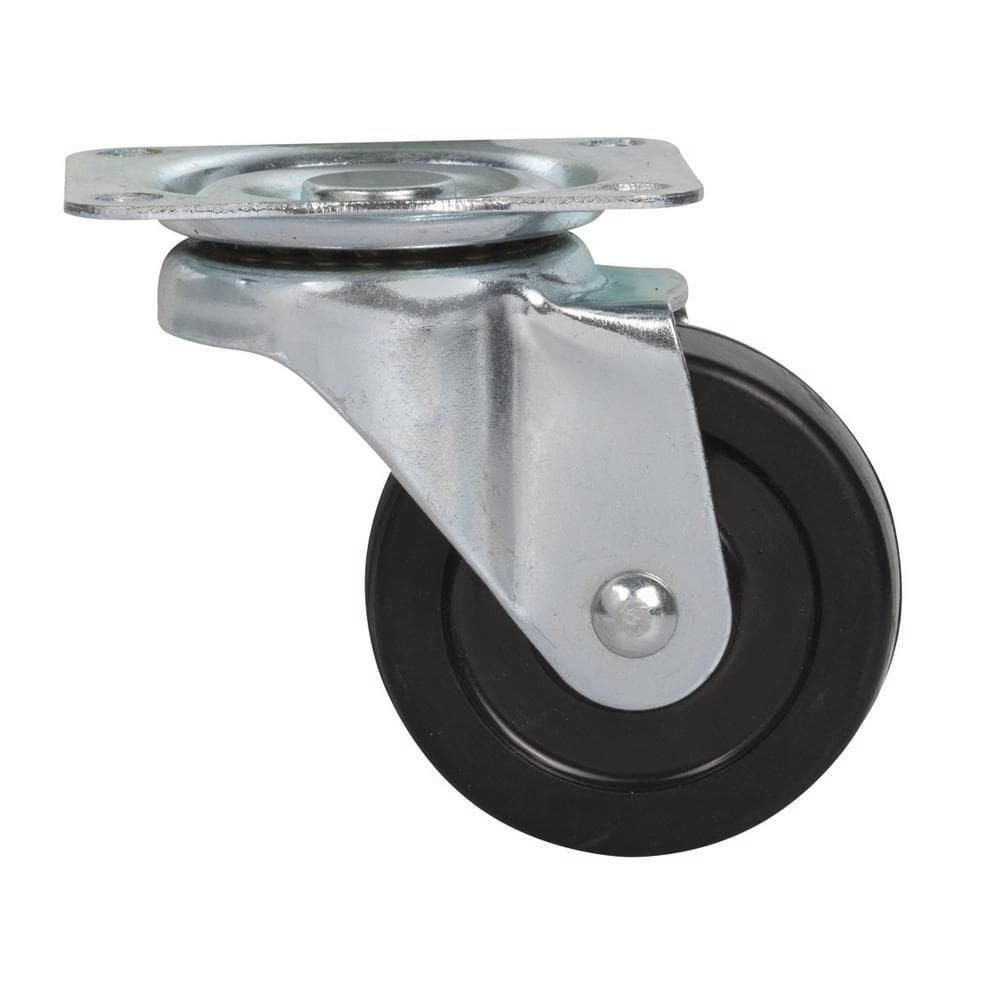 Rodizio Giratorio Preto de Borracha 2” - Marcon RM-94