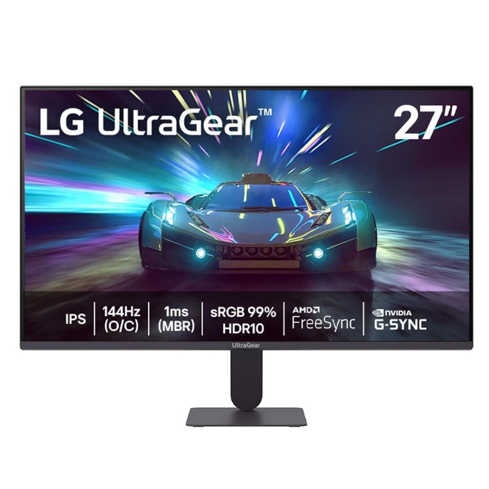 Monitor Gamer UltraGear™ 27” LG Full HD, 144Hz, 1ms com 15000:1 de Contraste - 27G411A-B