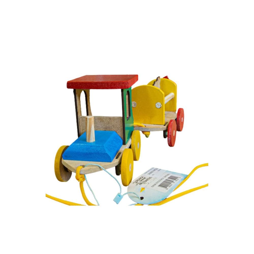 Trem de Brinquedo Zastras | Trem de Madeira Tema Circo