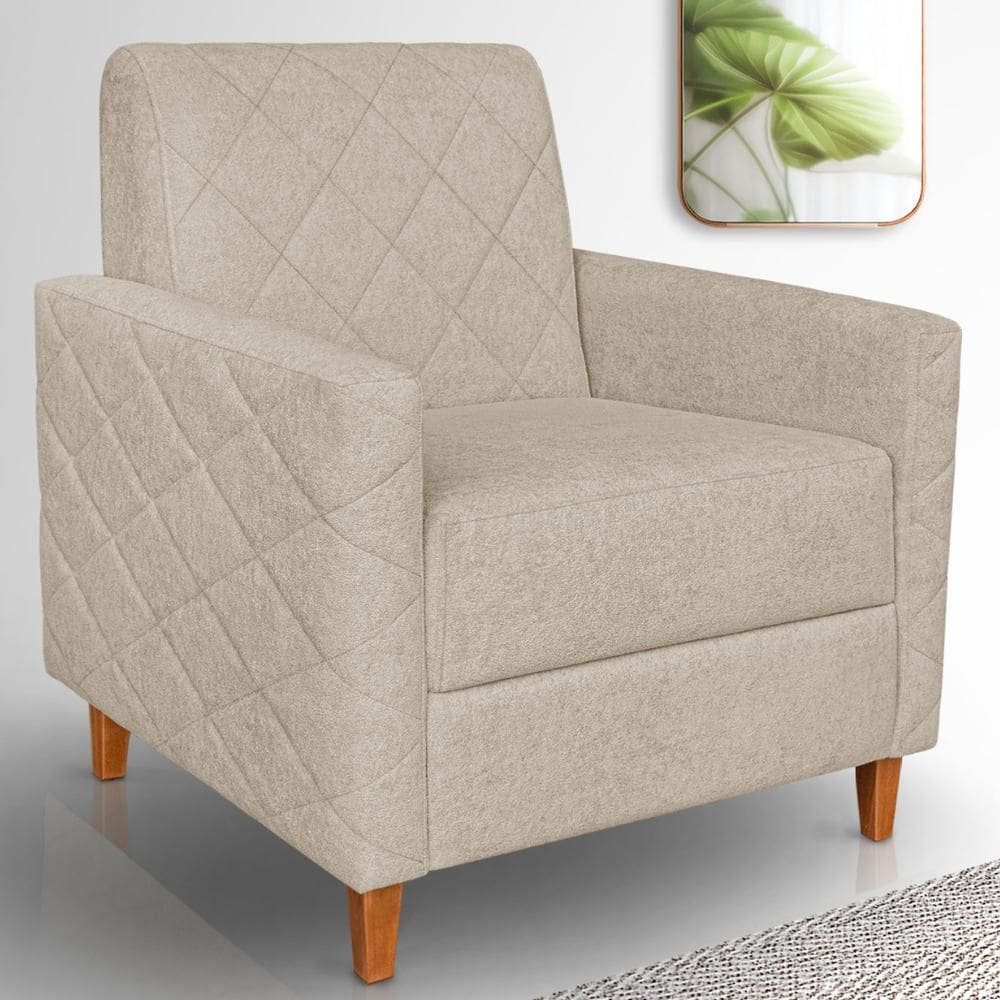 Poltrona Decorativa Paris 78 cm Boucle Ezz