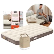 Colchão Inflável Solteiro Lux Tech Resistente com Bomba Lítio USB VG Plus