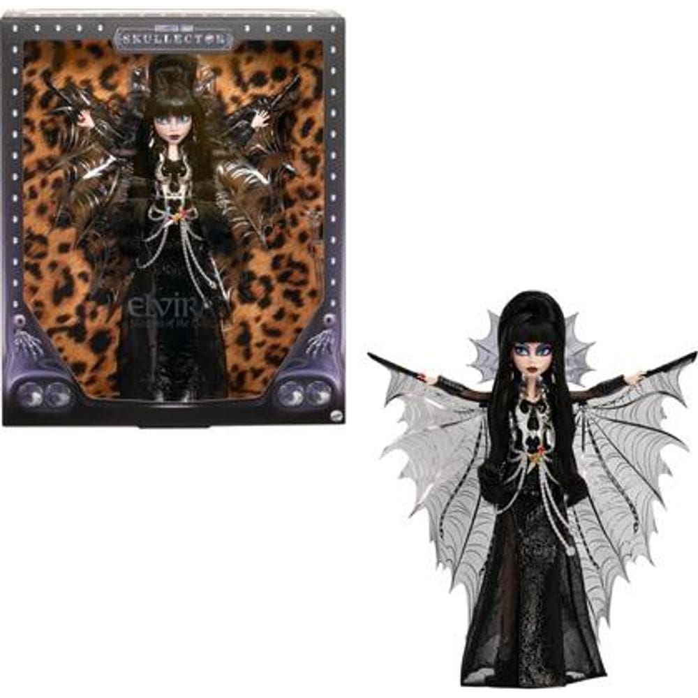 Boneca colecionável Monster High Elvira Mistress of The Dark - MATTEL HYV99