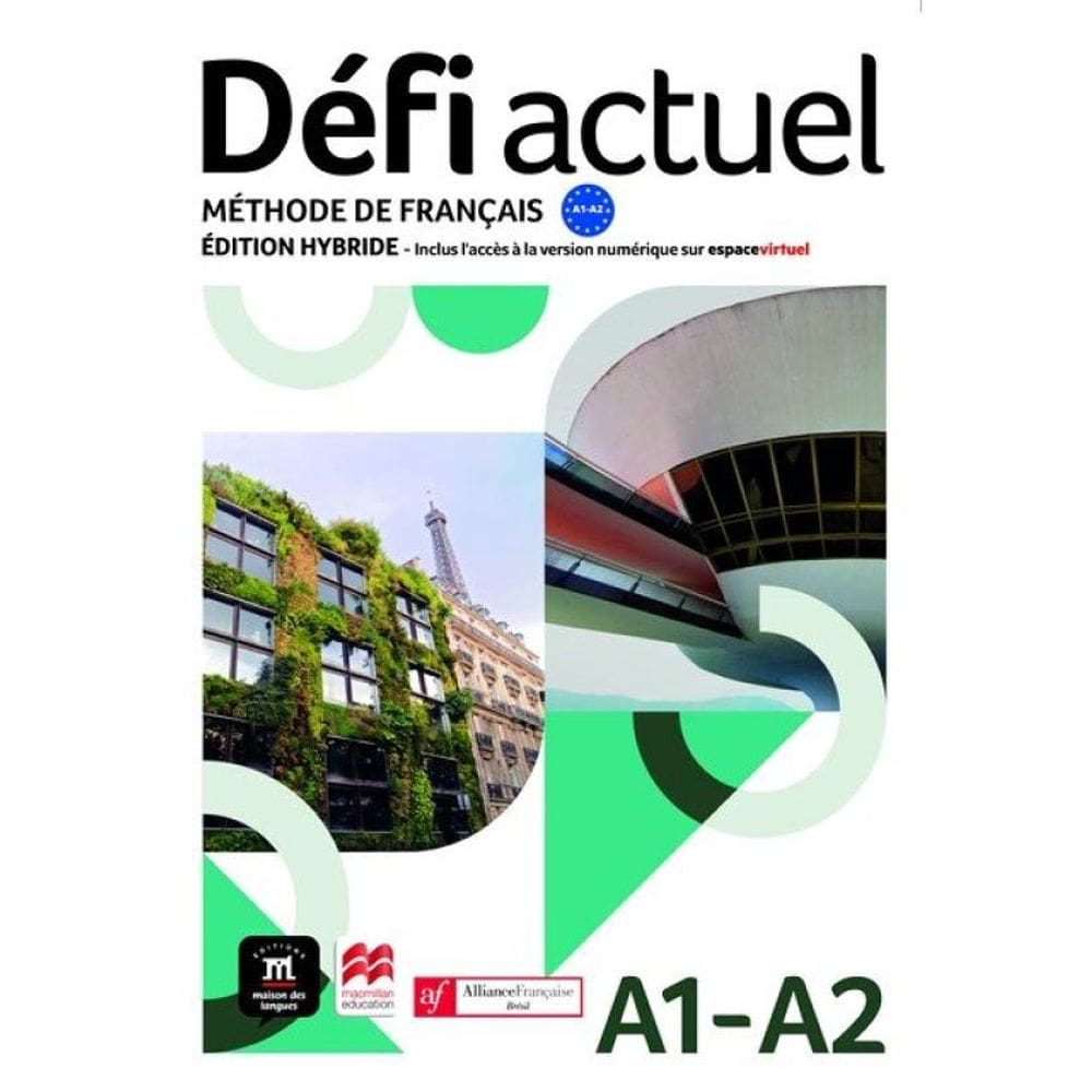 Aliança Francesa - Défi Actuel A1-A2 Livre De L`Élève + Cahier-1
