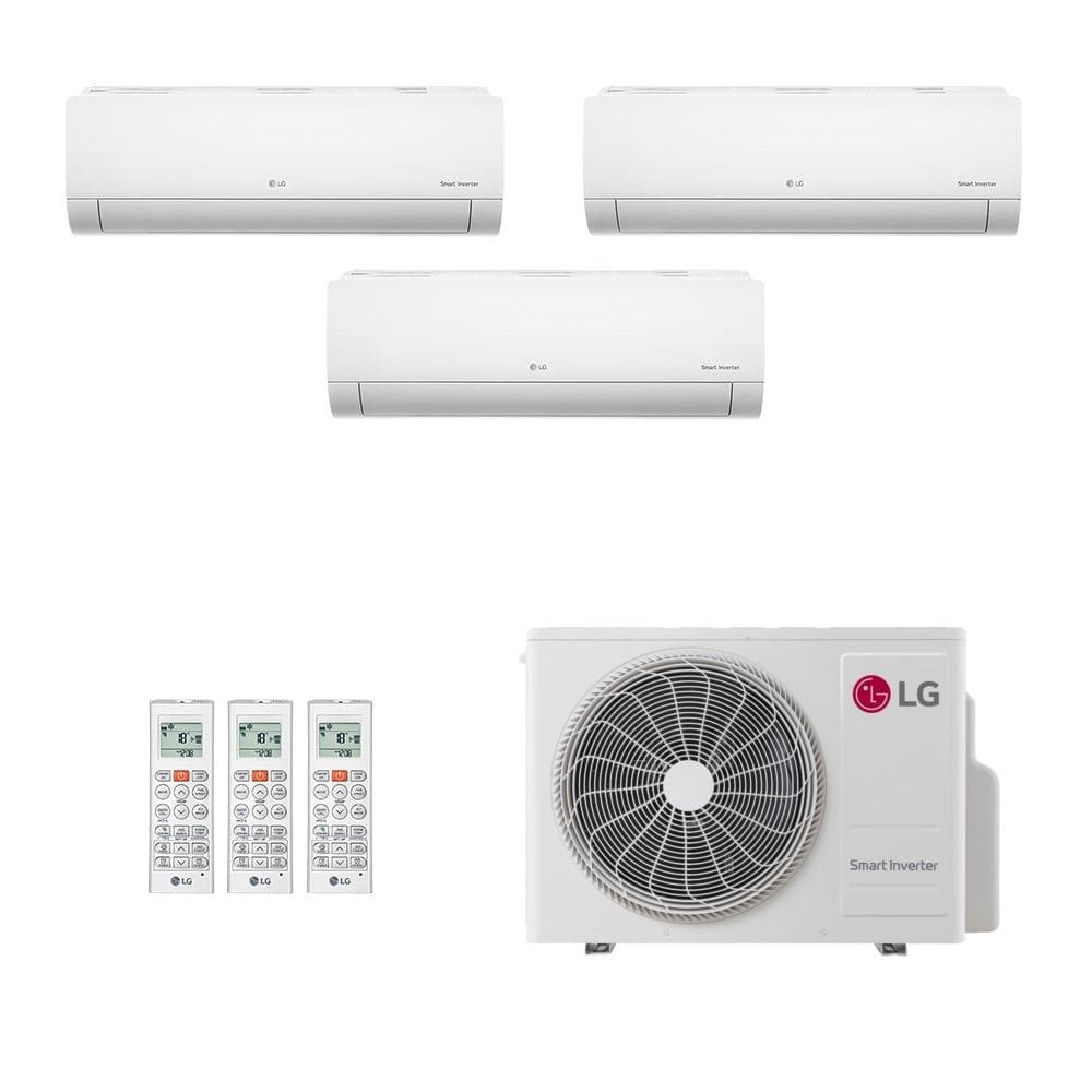 Ar-Condicionado Multi Split Inverter LG 36.000 (3x Evap HW 9.000) Só Frio 220V