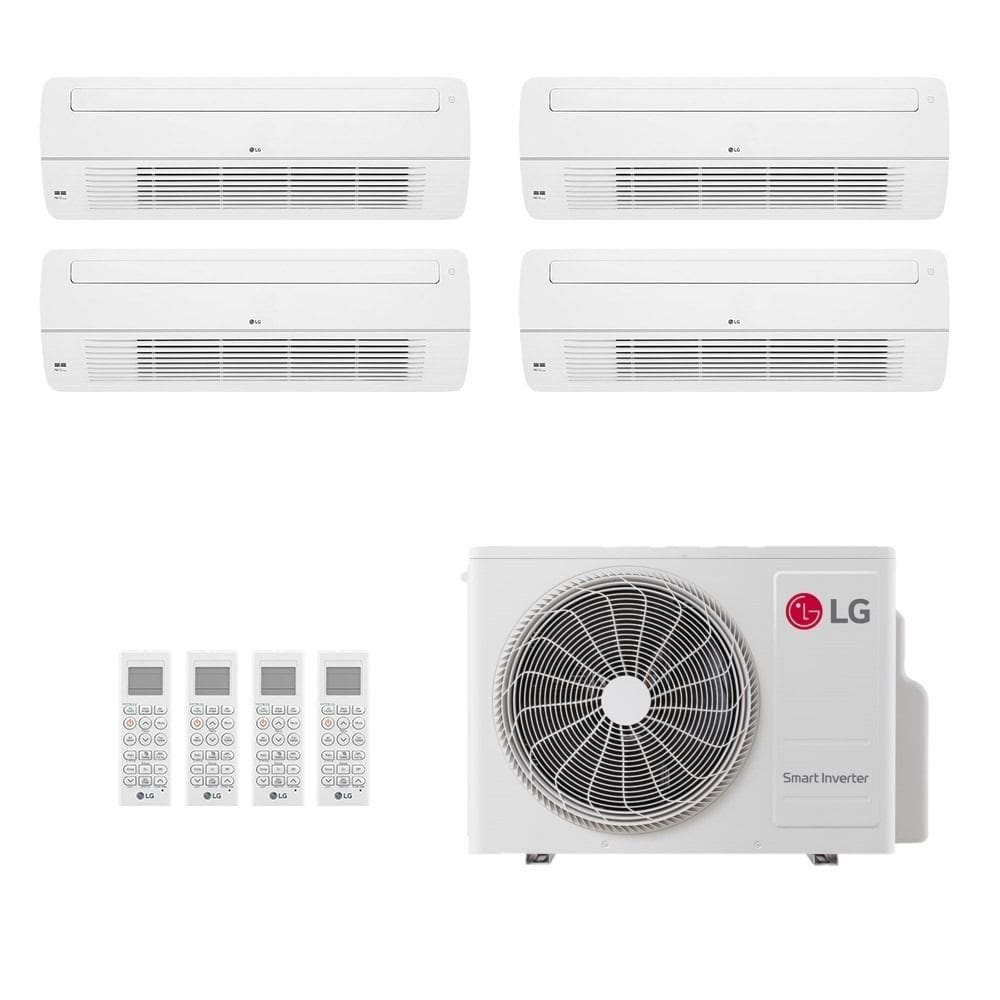 Ar-Condicionado Multi Split Inverter LG 30.000 (3x Evap Cassete 1 Via 7.000 + 1x Evap Cassete 1 Via 18.000) Só Frio 220V