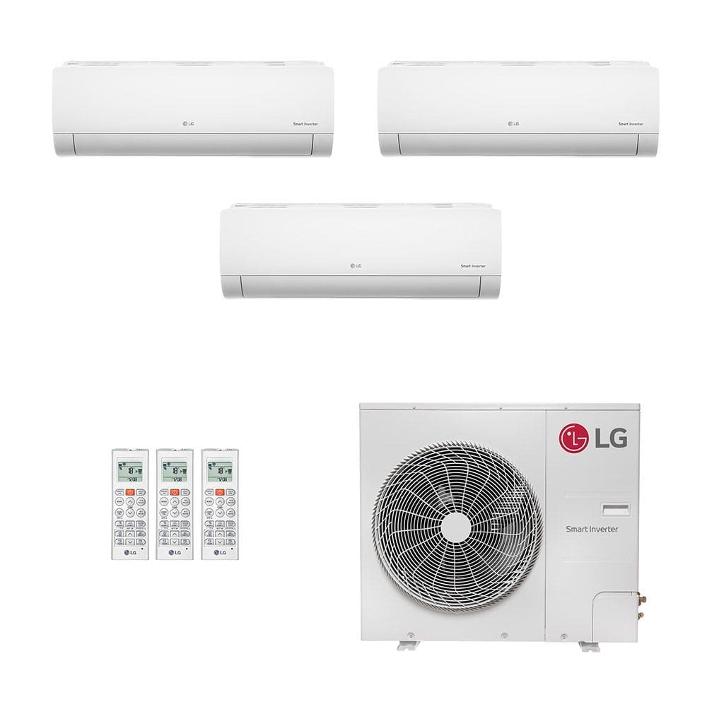 Ar-Condicionado Multi Split Inverter LG 52.000 (3x Evap HW 24.000) Só Frio 220V